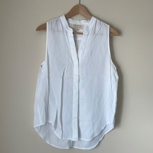 Cloth & stone white tank.